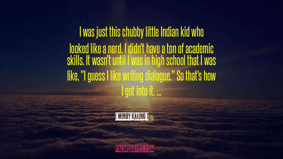 Writing Dialogue quotes by Mindy Kaling