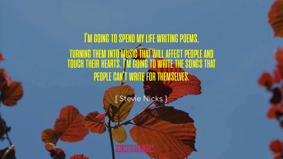 Writing Dialogue quotes by Stevie Nicks