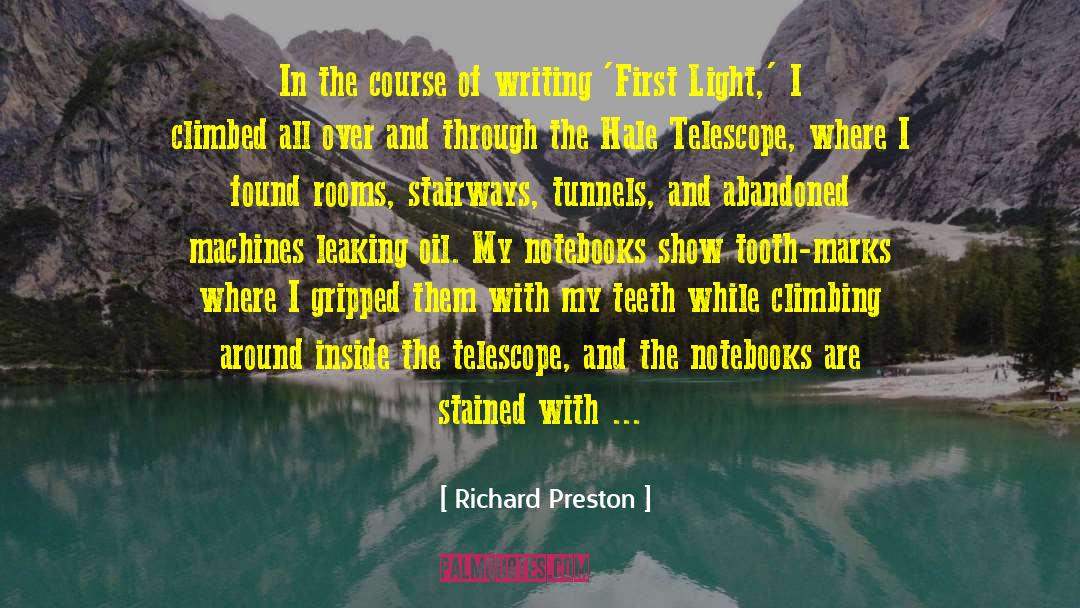 Writing Dreaming quotes by Richard Preston
