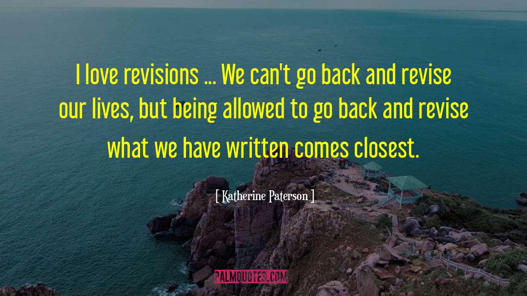 Writing Drinking quotes by Katherine Paterson