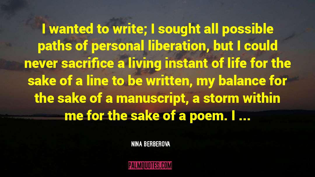 Writing For Children quotes by Nina Berberova