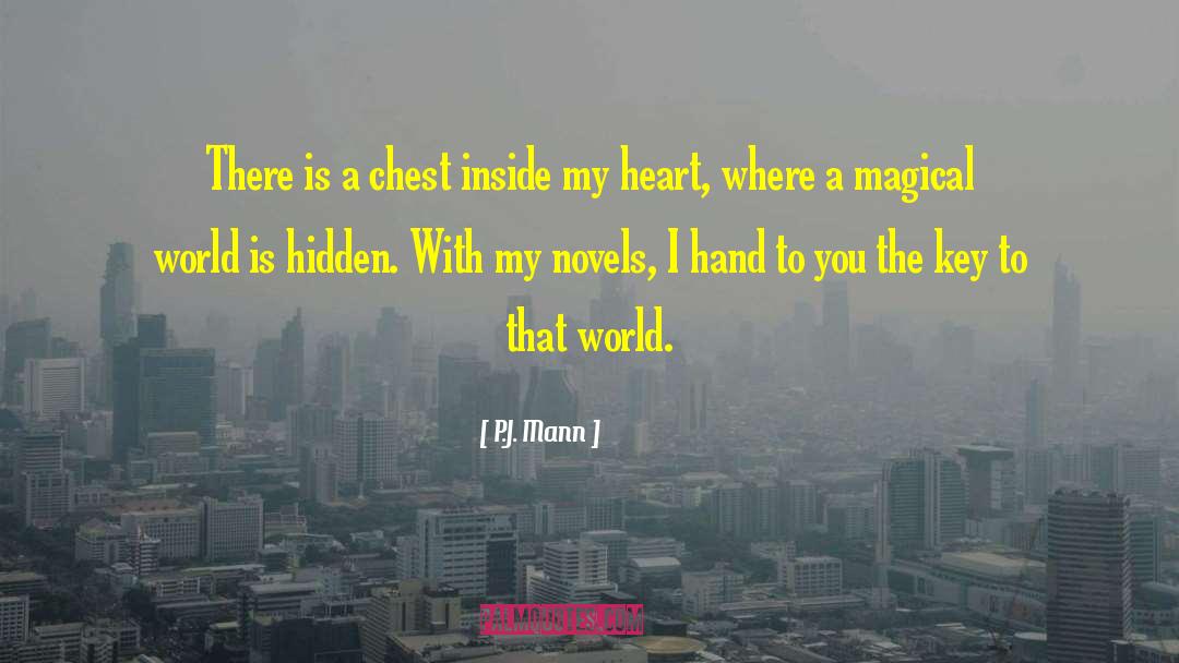 Writing From The Heart quotes by P.J. Mann