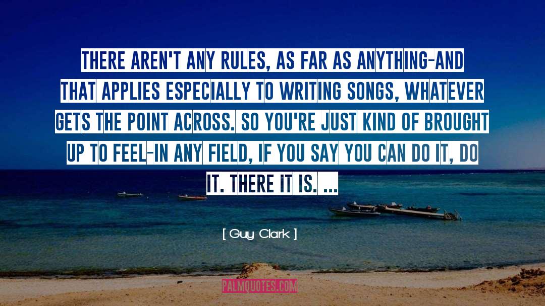 Writing Gender quotes by Guy Clark