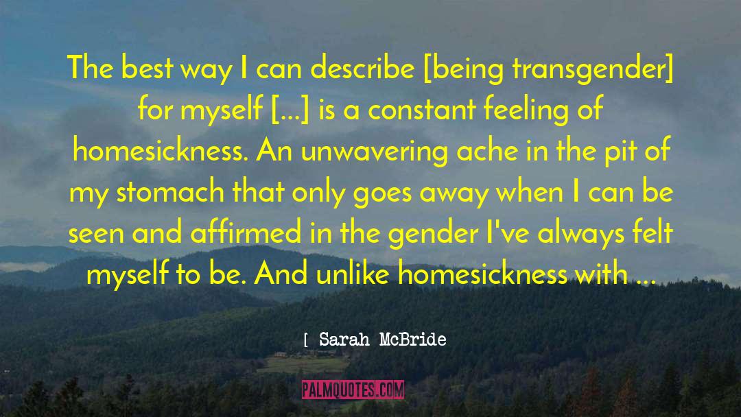 Writing Gender quotes by Sarah McBride