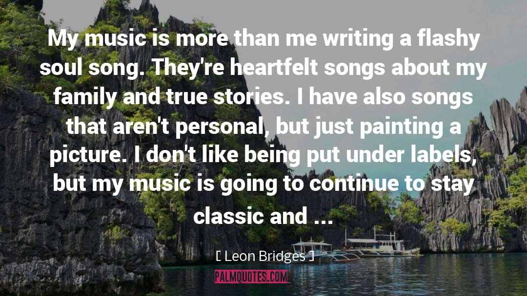 Writing Genre quotes by Leon Bridges