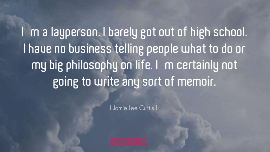 Writing Goals quotes by Jamie Lee Curtis