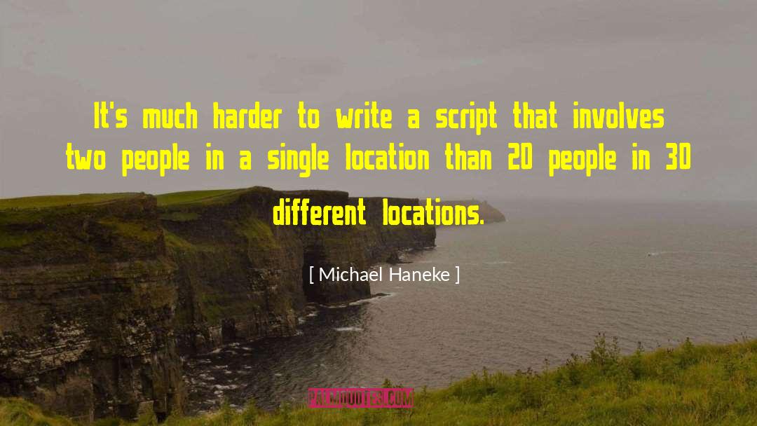 Writing Guide quotes by Michael Haneke