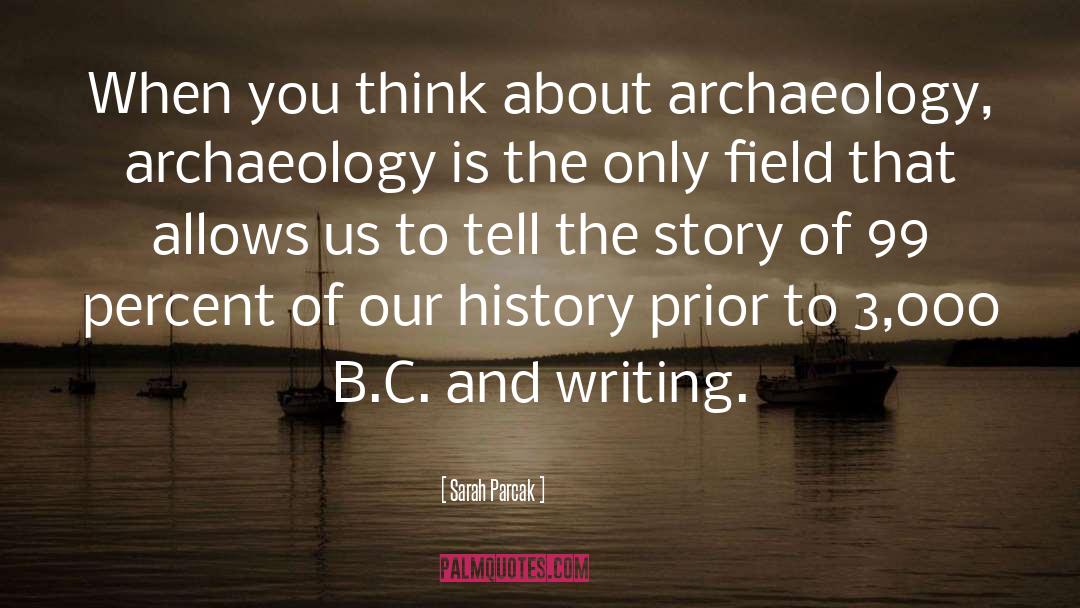 Writing History quotes by Sarah Parcak