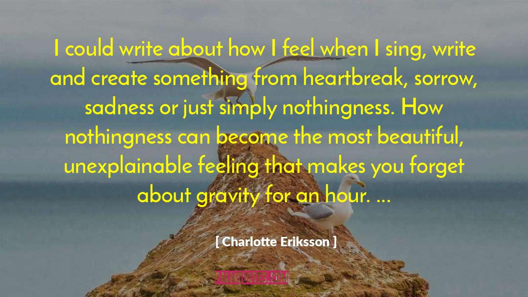 Writing Inspiration quotes by Charlotte Eriksson