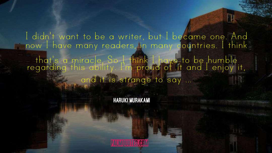 Writing Lesson quotes by Haruki Murakami