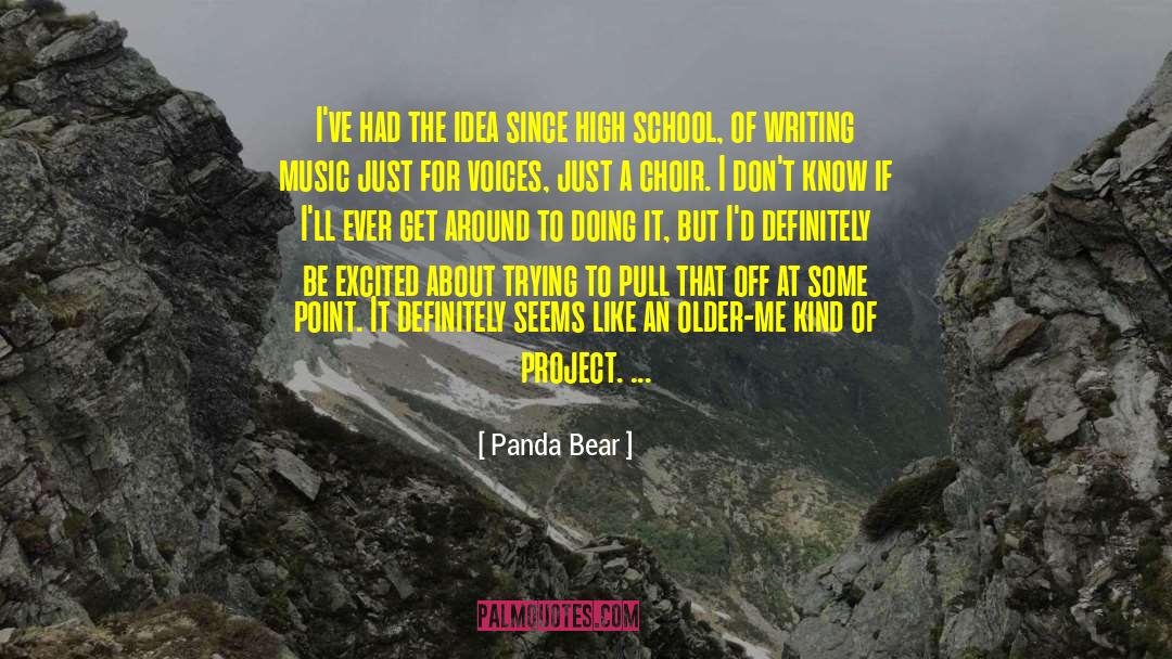 Writing Music quotes by Panda Bear