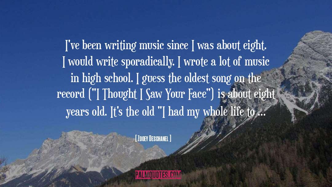 Writing Music quotes by Zooey Deschanel