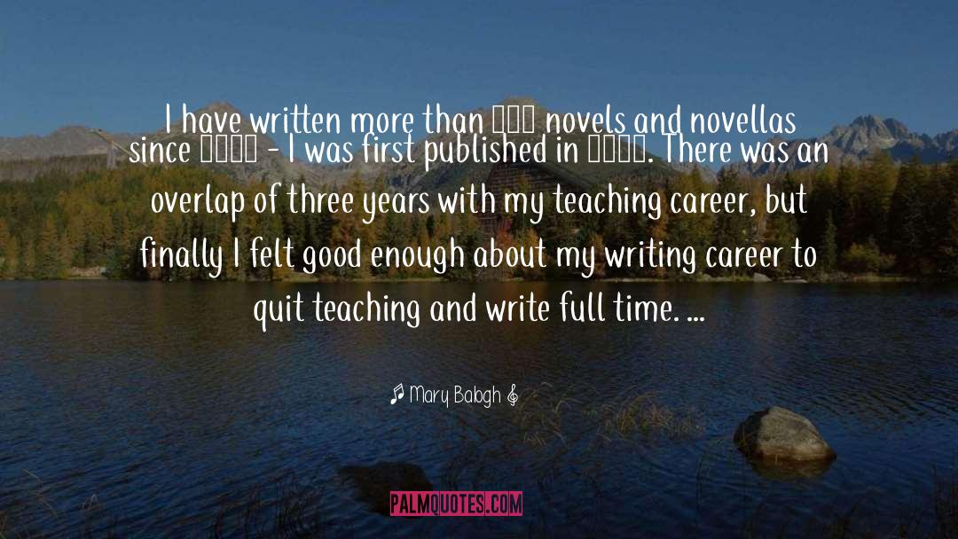 Writing Nonfiction quotes by Mary Balogh