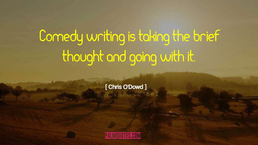 Writing Notes quotes by Chris O'Dowd