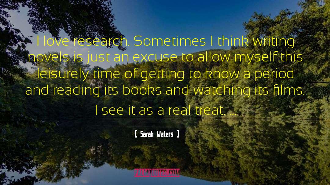 Writing Novels quotes by Sarah Waters