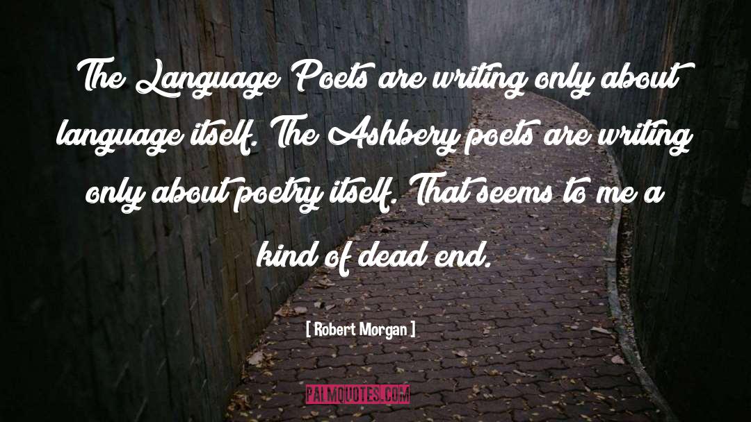 Writing P quotes by Robert Morgan