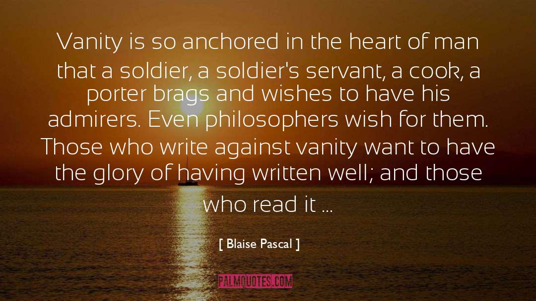 Writing Philosophical Thoughts quotes by Blaise Pascal