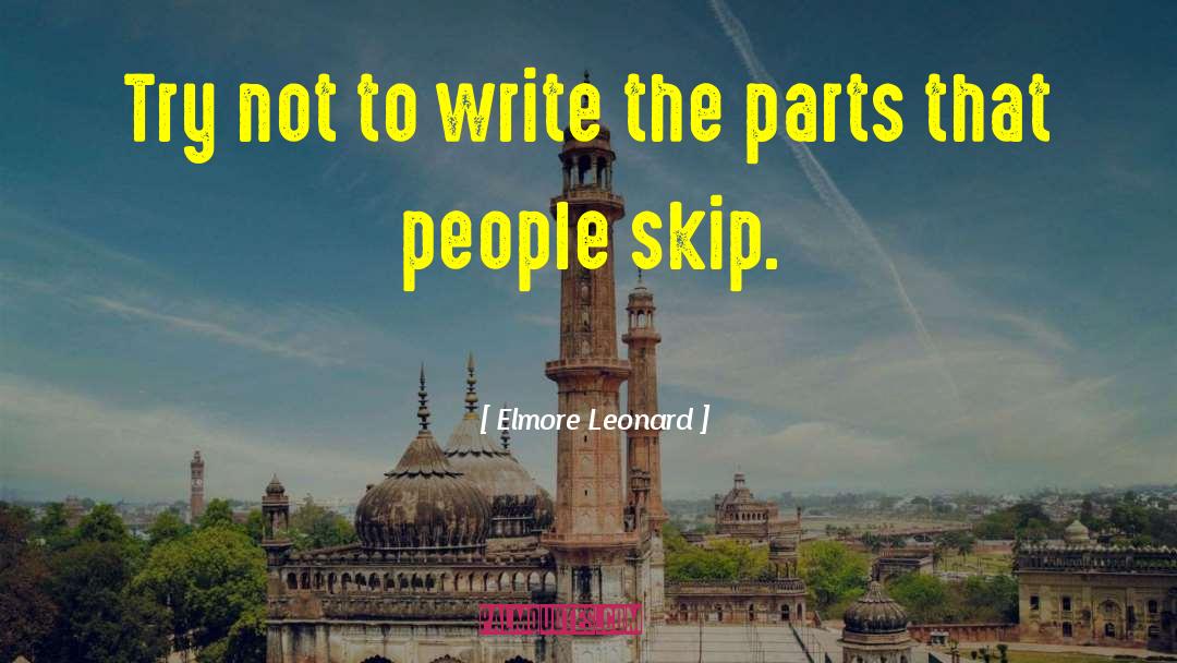 Writing Pro quotes by Elmore Leonard