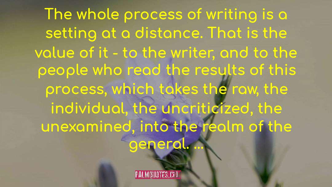 Writing Process Creative quotes by Doris Lessing