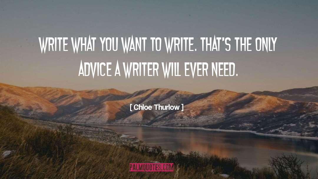 Writing Process quotes by Chloe Thurlow