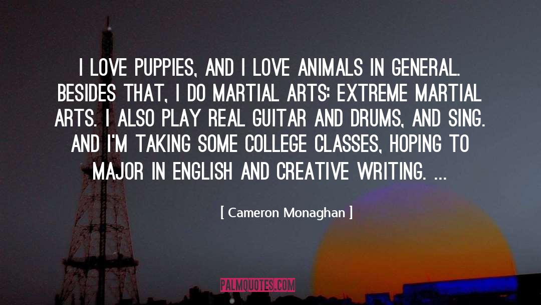 Writing Profound quotes by Cameron Monaghan