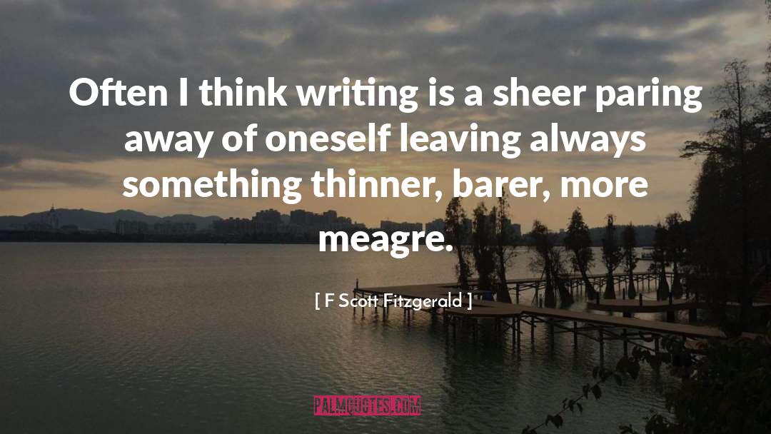 Writing Skills quotes by F Scott Fitzgerald