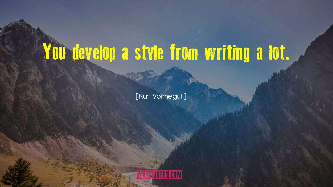 Writing Style quotes by Kurt Vonnegut