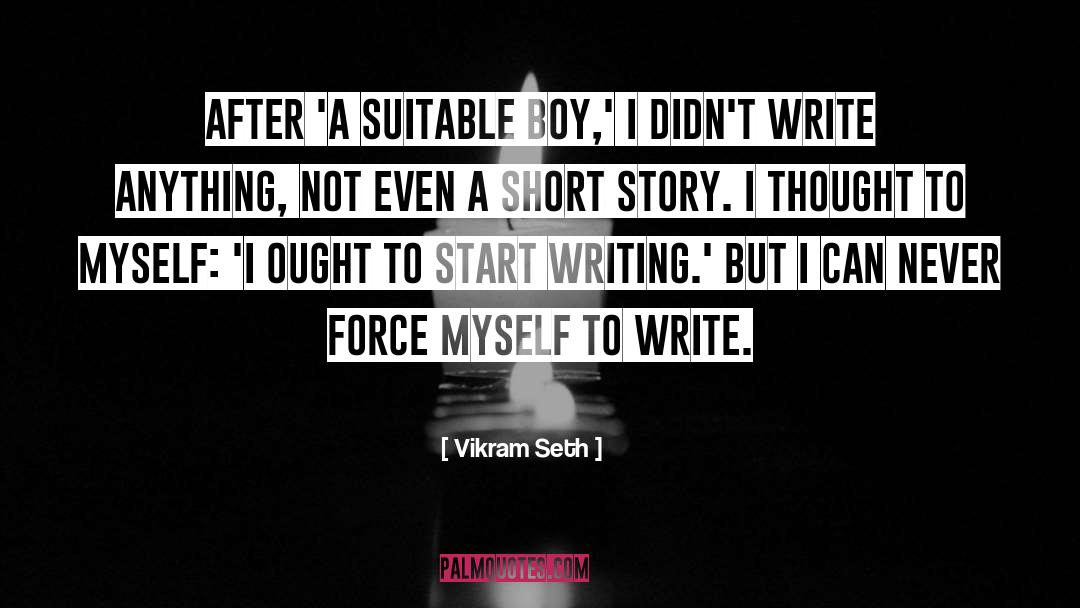 Writing Voice quotes by Vikram Seth