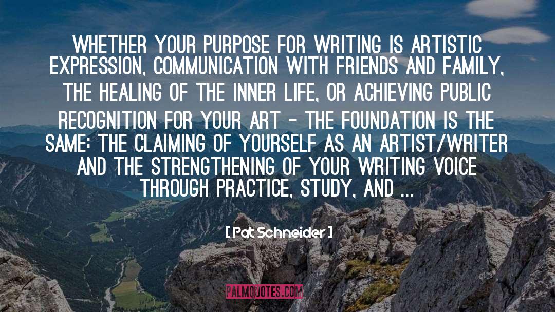 Writing Voice quotes by Pat Schneider