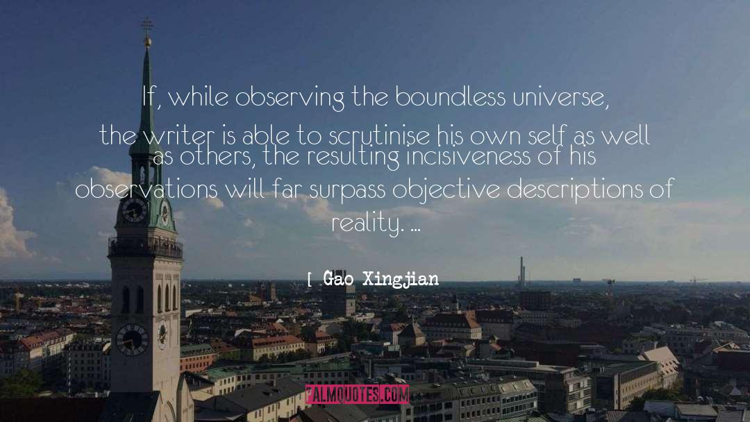 Writing While Black quotes by Gao Xingjian