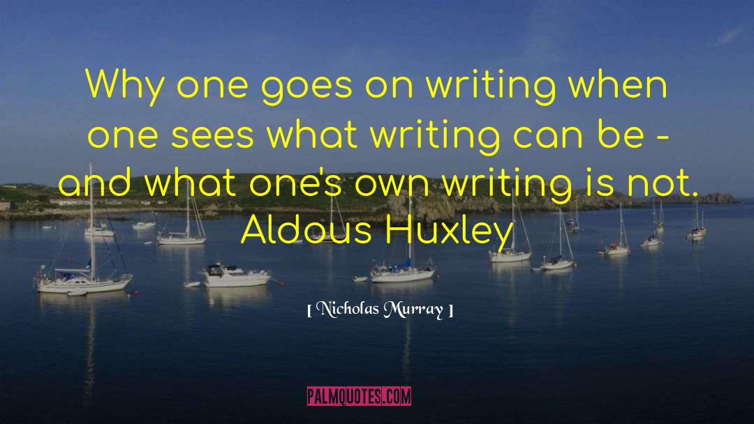 Writing Whisper quotes by Nicholas Murray