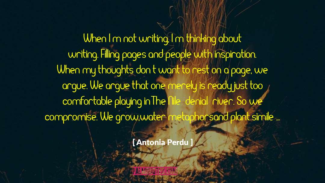 Writing Writer S Block quotes by Antonia Perdu