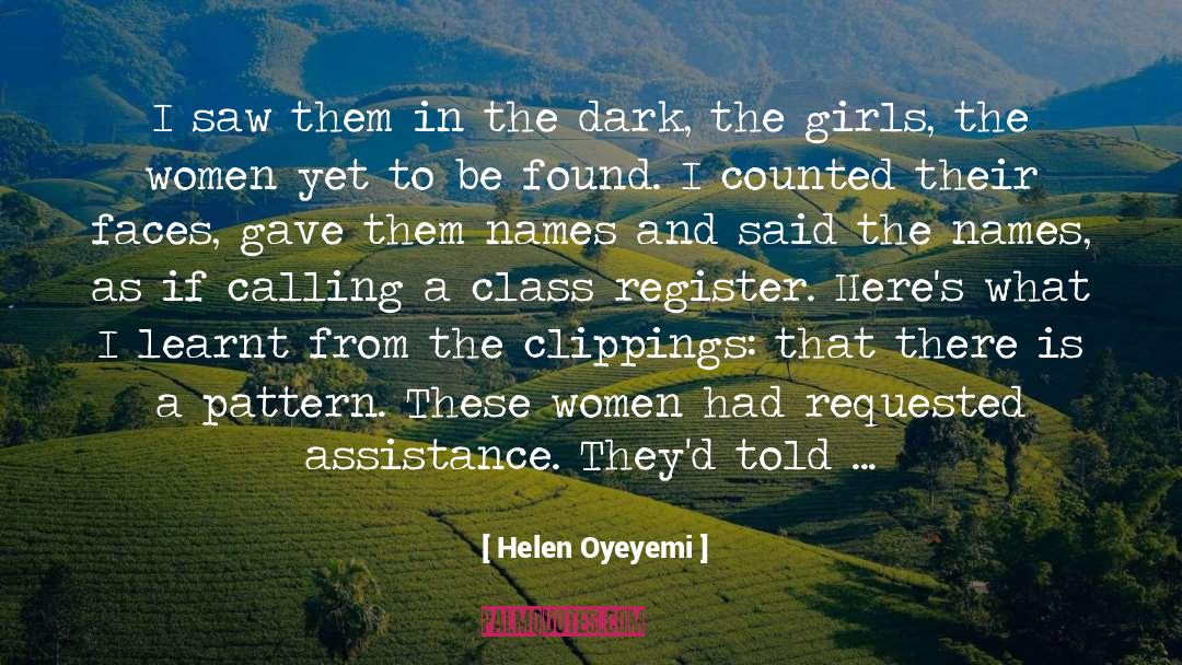 Writs Of Assistance quotes by Helen Oyeyemi