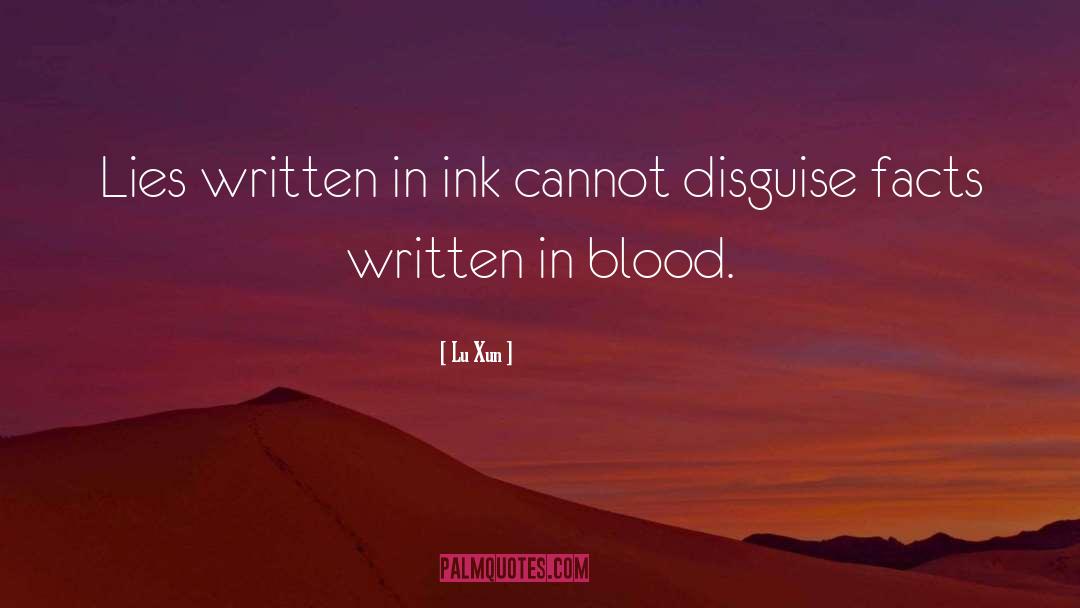 Written In Blood quotes by Lu Xun