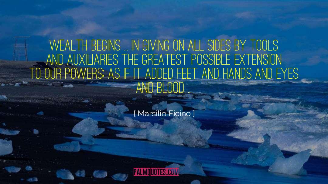 Written In The Blood quotes by Marsilio Ficino