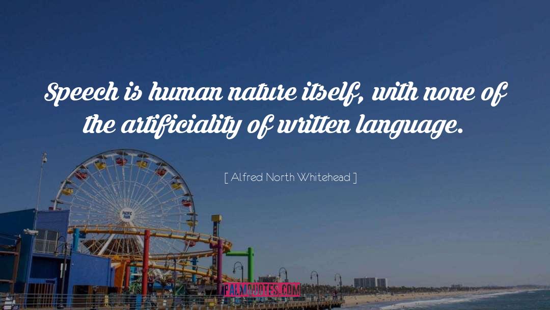 Written Language quotes by Alfred North Whitehead