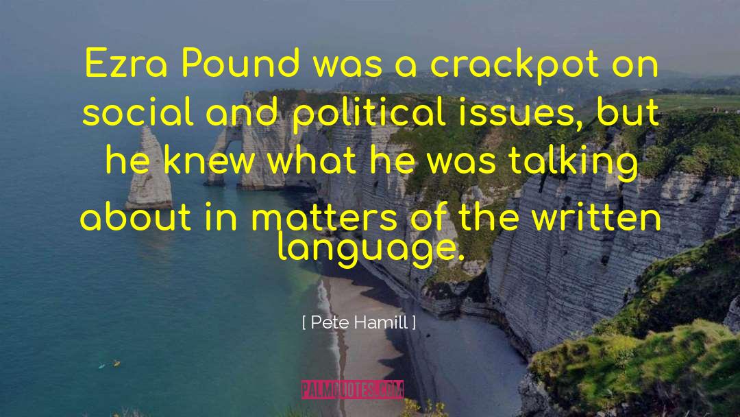 Written Language quotes by Pete Hamill