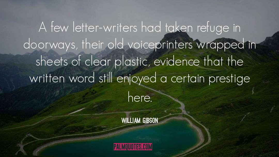 Written Word quotes by William Gibson