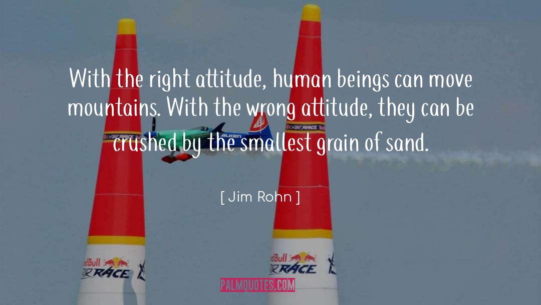 Wrong Attitude quotes by Jim Rohn