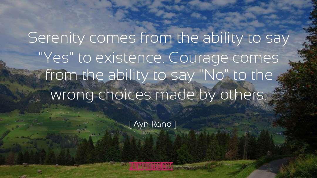 Wrong Choices quotes by Ayn Rand