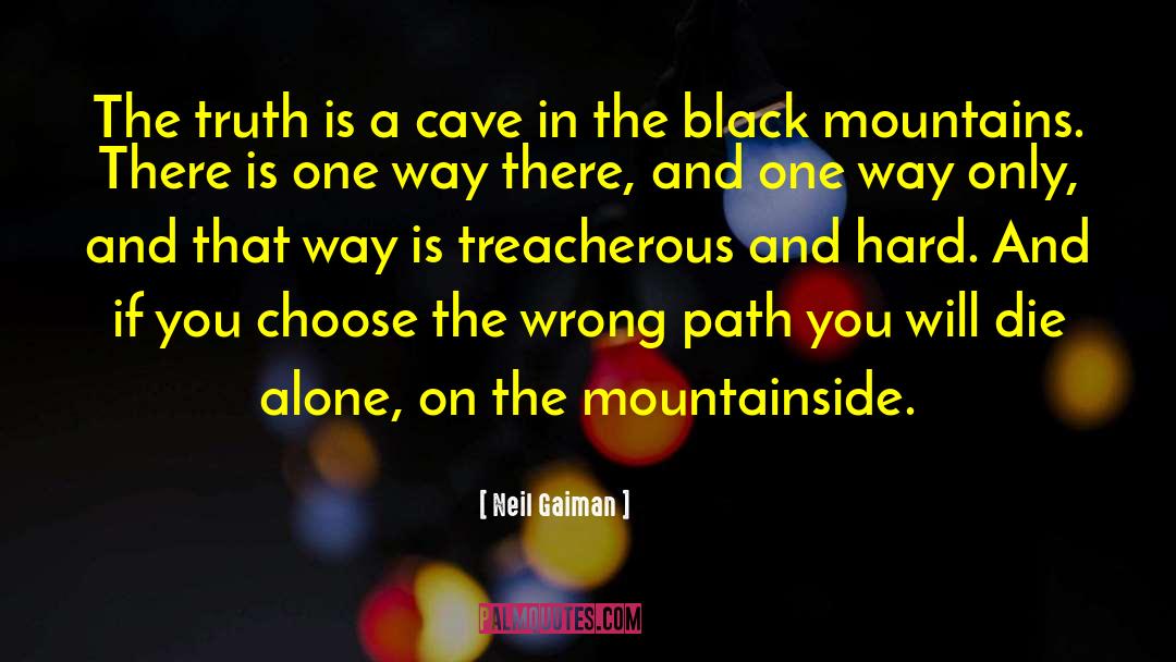 Wrong Path quotes by Neil Gaiman