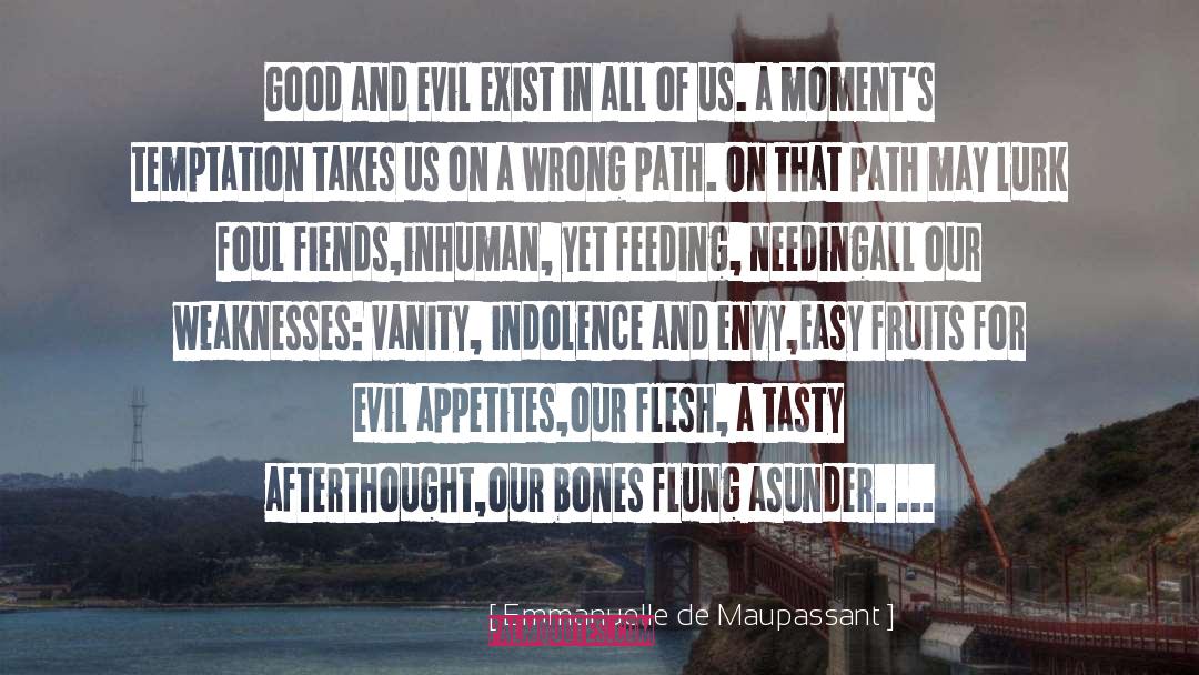 Wrong Path quotes by Emmanuelle De Maupassant