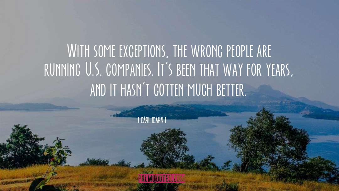 Wrong People quotes by Carl Icahn