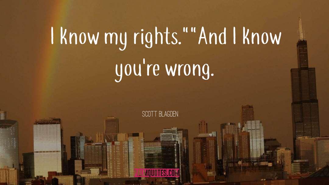 Wrong Road quotes by Scott Blagden