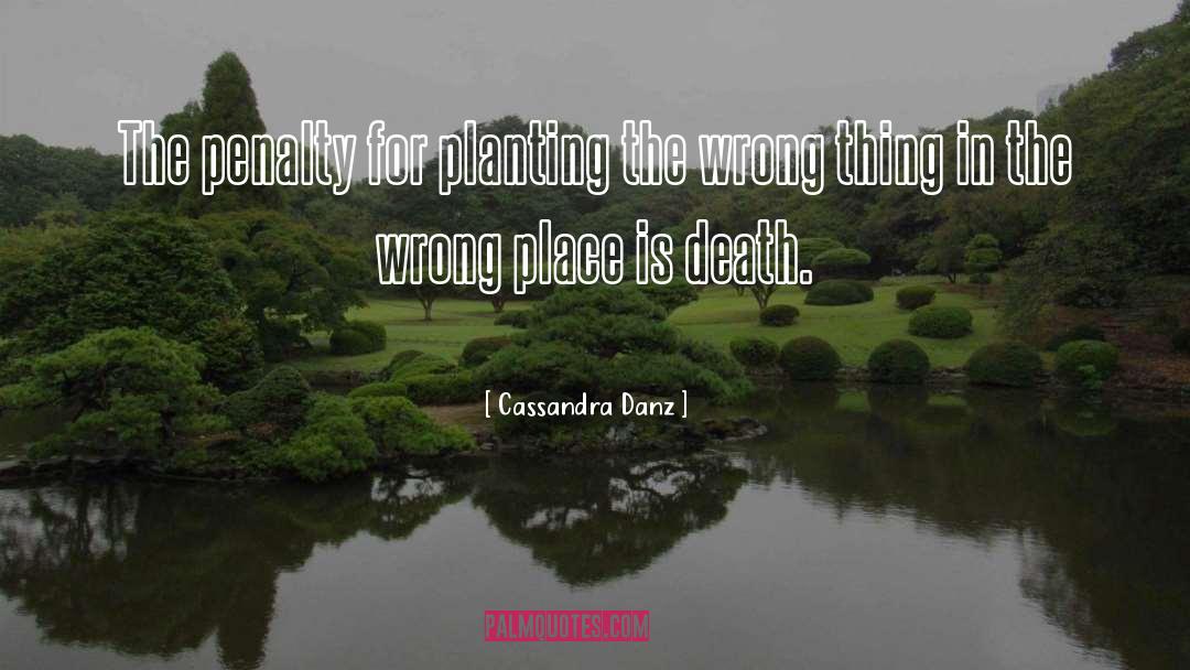 Wrong Thing quotes by Cassandra Danz