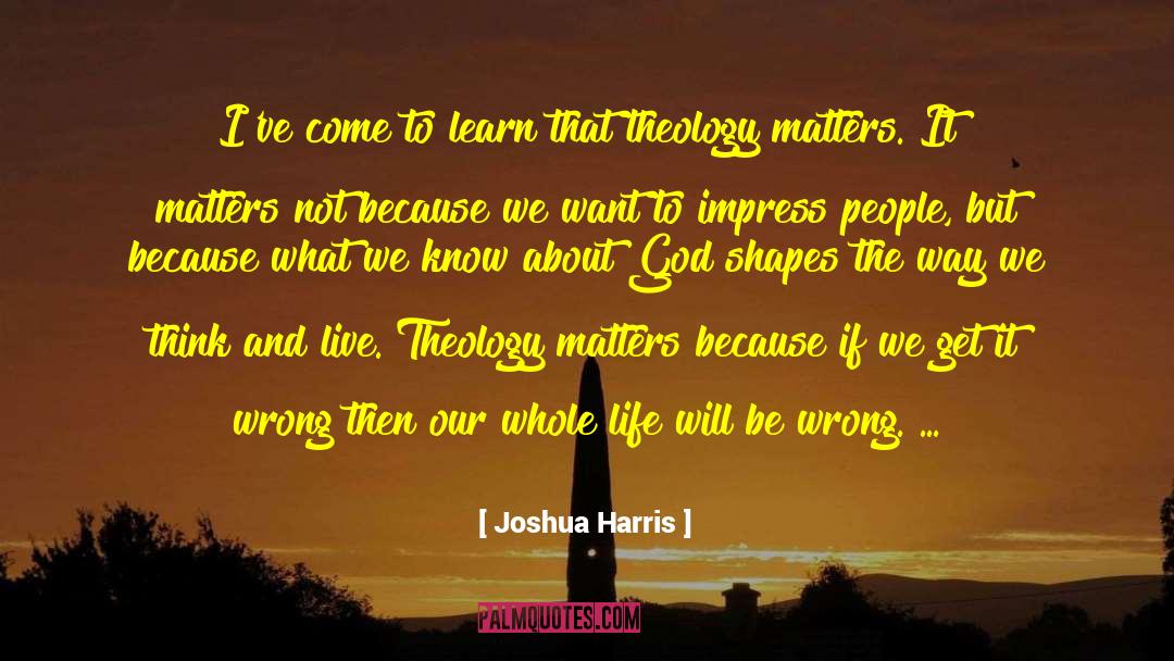 Wrong Thinking quotes by Joshua Harris