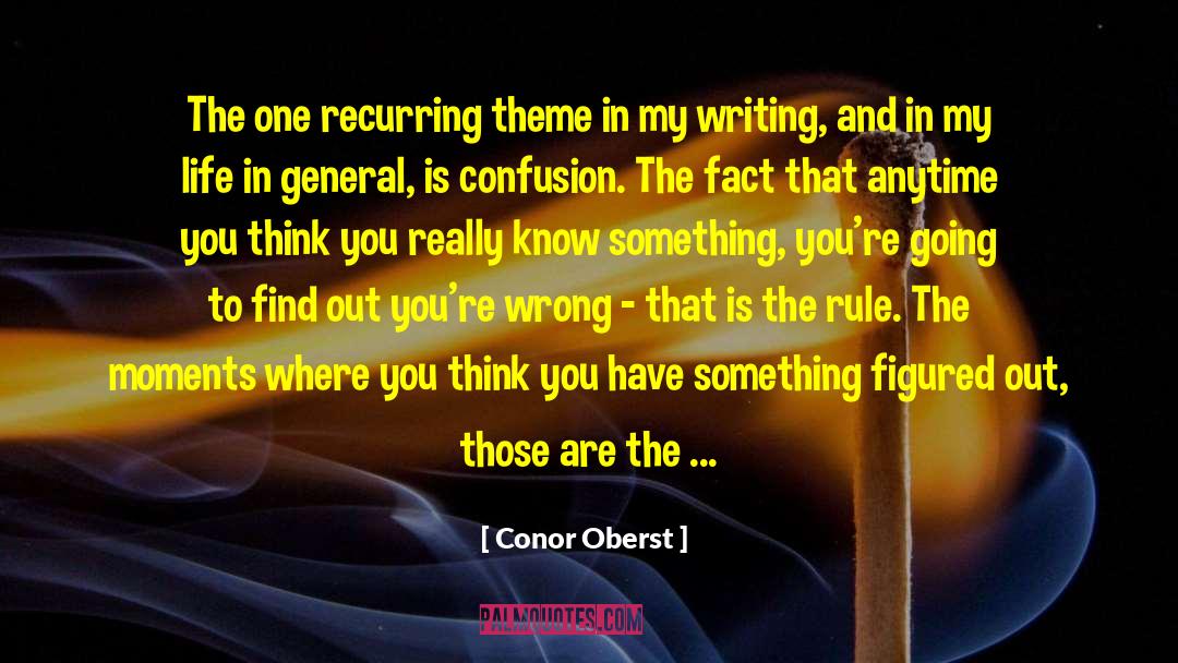 Wrong Thinking quotes by Conor Oberst
