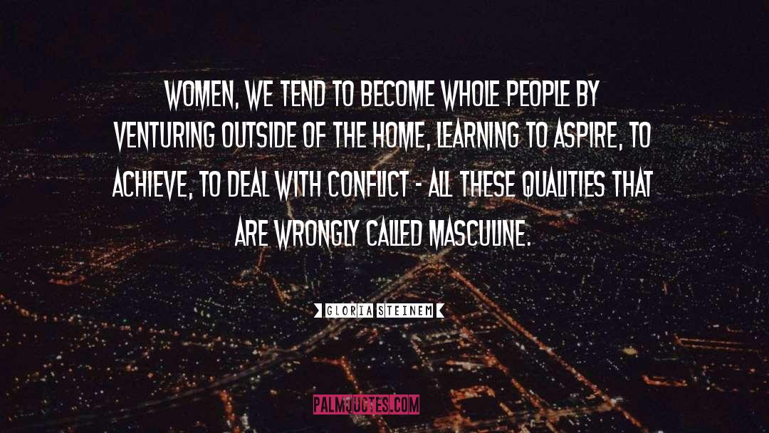 Wrongly quotes by Gloria Steinem