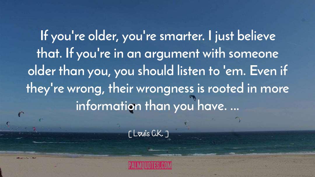 Wrongness quotes by Louis C.K.