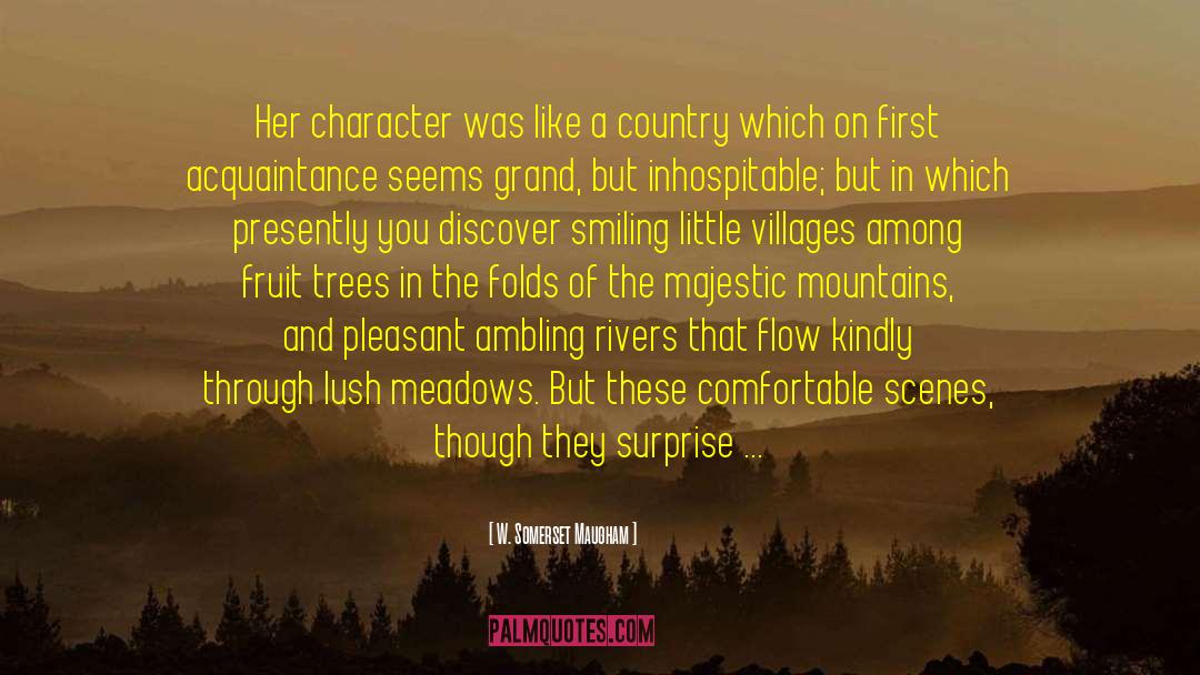Wuthering Heights Character Descriptions quotes by W. Somerset Maugham